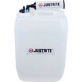Justrite Justrite VaporTrap UN/DOT Carboy W/ Filter Kit, HDPE, 20-Liter, 8 Ports 12847